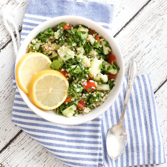 Tabbouleh - Recipe photo by FashionEdible