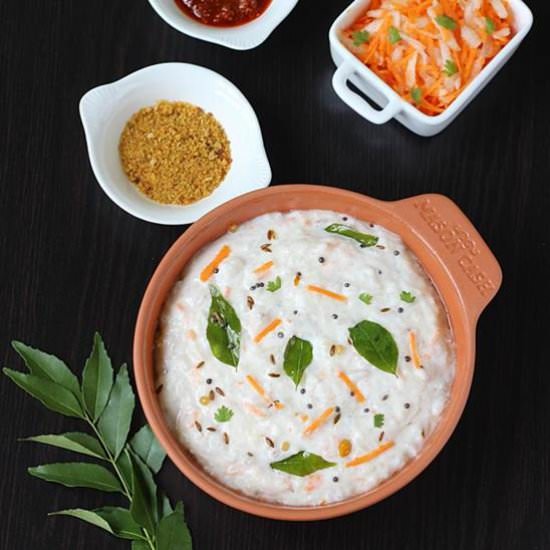 Curd rice or yogurt rice - Recipe photo by swasthfreak