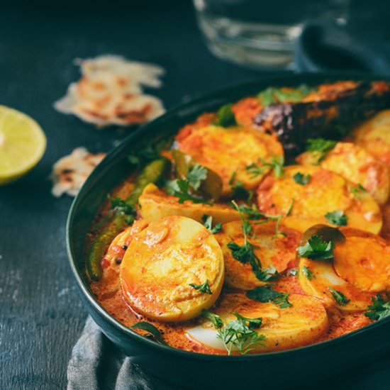 Kerala style egg curry - Recipe photo by cubesnjuliennes