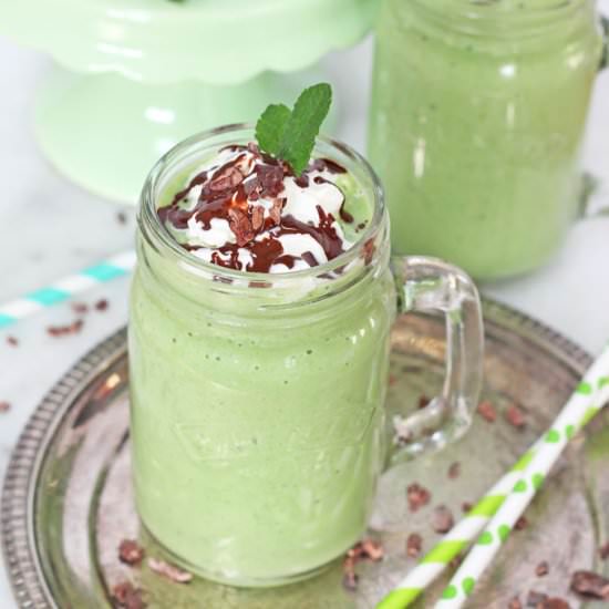 Healthy Shamrock Shake - Recipe photo by myfussyeater