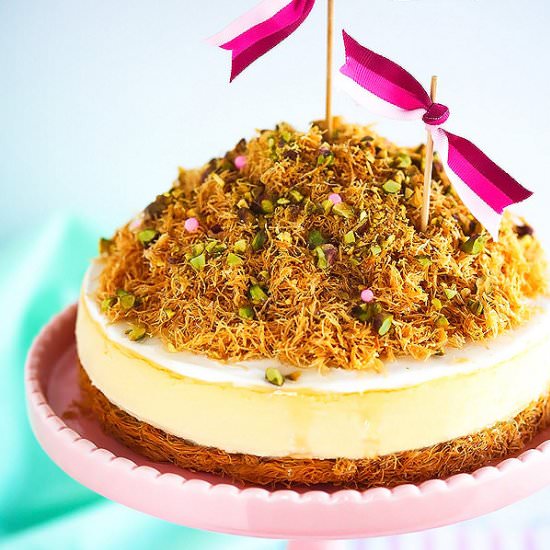 Kanafeh Cheesecake - Recipe photo by Cleobuttera