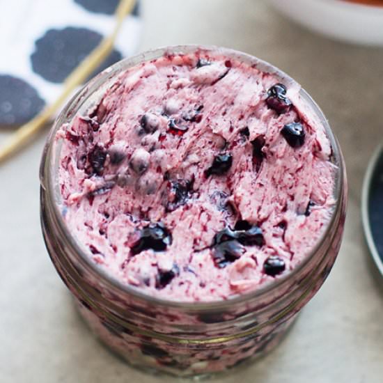 Homemade Blackberry Honey Butter - Recipe photo by cookingforkeeps