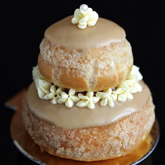 Caramel Religieuse cream puffs - Recipe photo by The_Cookie_Fairy