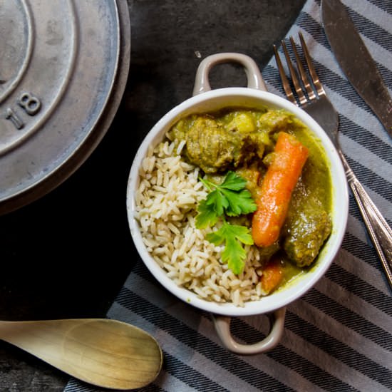 Namibian Potjiekos with Lamb - Recipe photo by HaveAnotherBite