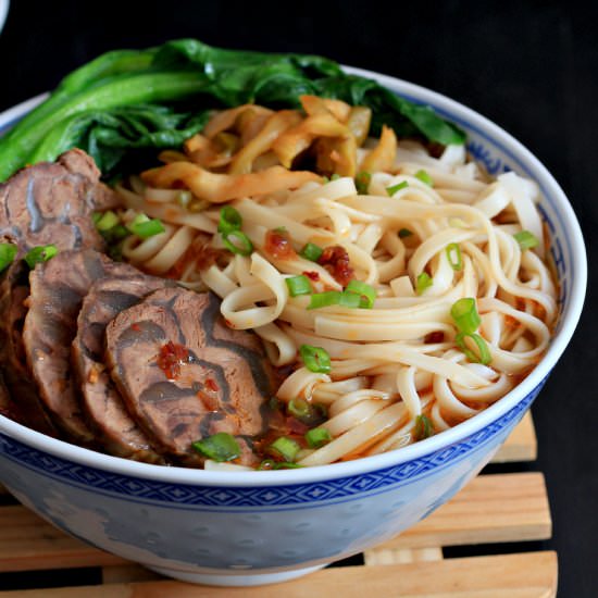 Taiwanese beef noodle soup - Recipe photo by mybarecupboard