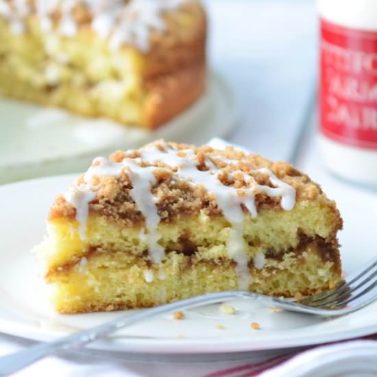 Double-Streusel Coffee Cake - Recipe photo by JenniferinFLX