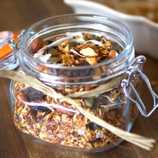 Carrot, Cinnamon & Coconut granola - Recipe photo by JENNIFERMEDHURST