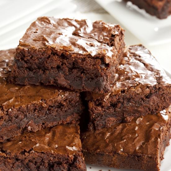 Homemade Fudge Brownies - Recipe photo by Hillbilly Housewife