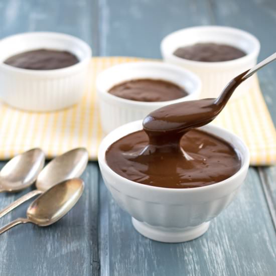 Paleo Chocolate Pudding - Recipe photo by awholenewtwist.com