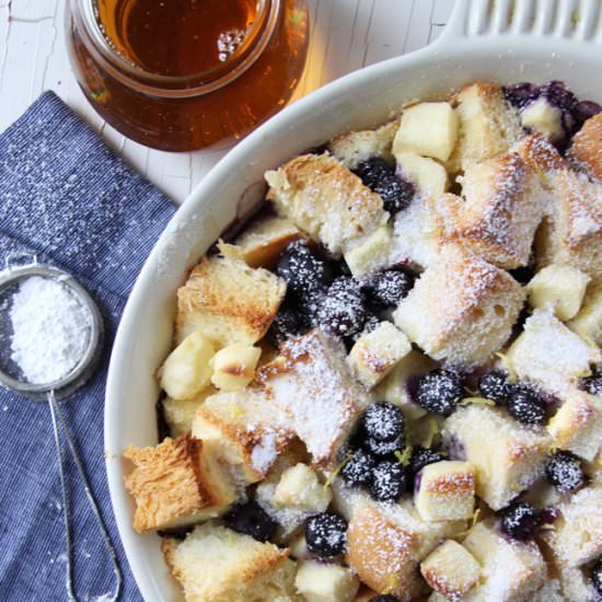 Blueberry Baked French Toast - Recipe photo by aprettylifeinthesuburbs