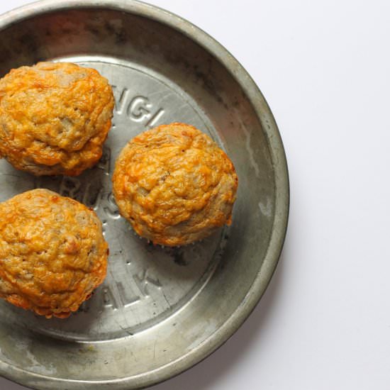 Sausage and Cheese Breakfast Muffin - Recipe photo by Whereyourtreasureis