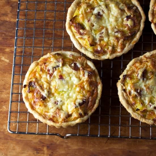 Leek Tarts - Recipe photo by gourmandistan