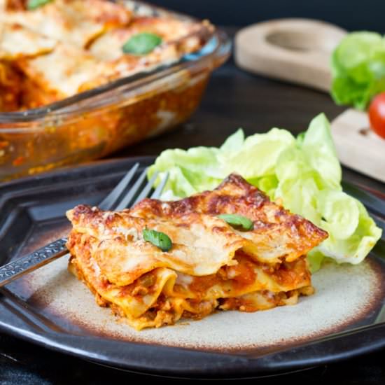 Chicken Lasagna - Recipe photo by Home Cooking Adventure