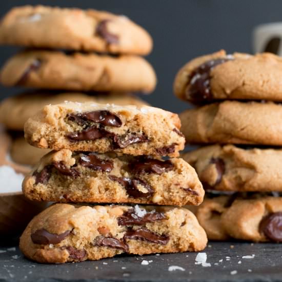 Salted Peanut Butter Chocolate Chip - Recipe photo by beckysuebakes