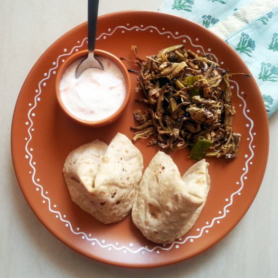 Banana Blossom with Mustard Ginger - Recipe photo by steamingpot