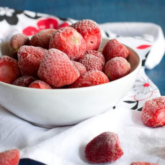 How To Freeze Strawberries - Recipe photo by tomatoblues