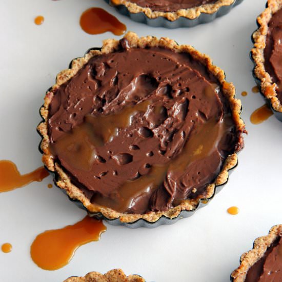 Chocolate Stout Pudding Tart - Recipe photo by danid320