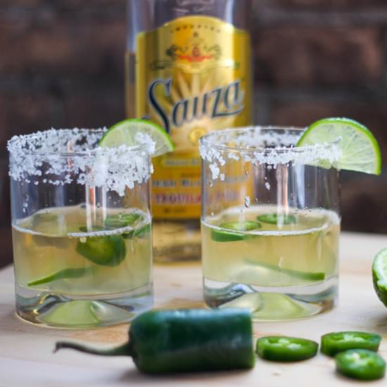 Jalapeno Margaritas - Recipe photo by lowstoluxe