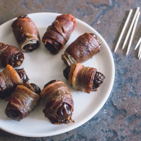 Bacon & Prosciutto Wrapped Dates - Recipe photo by sweet-treats-baking