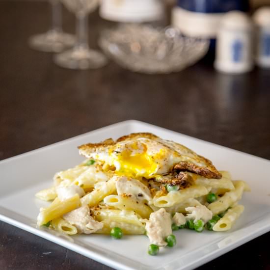 Mornay Sauce Pasta & Pangrattato - Recipe photo by Sweet Tea Sweetie