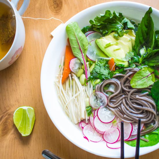 Spring Soba Noodle Bowl - Recipe photo by plantcrush