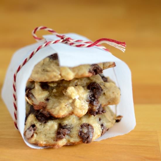 Chocolate Chip Banana Cookies - Recipe photo by vegancrossroads