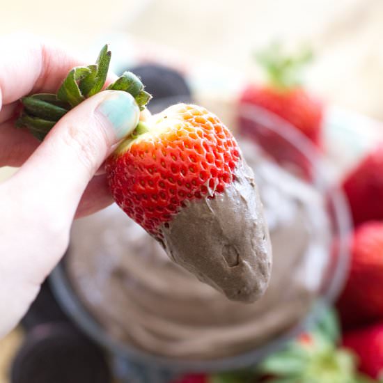 Chocolate Fluff Dip - Recipe photo by a latte food