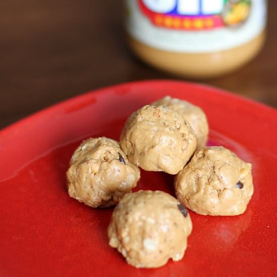 Peanut Butter Protein Balls - Recipe photo by joyful scribblings