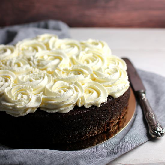 Mocha Cake with Mascarpone Frosting - Recipe photo by Wicked sweet kitchen
