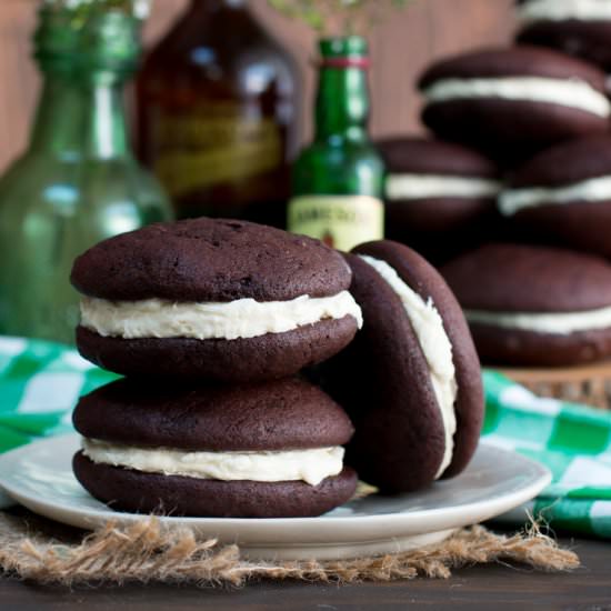 Irish Coffee Whoopie Pies - Recipe photo by beckysuebakes