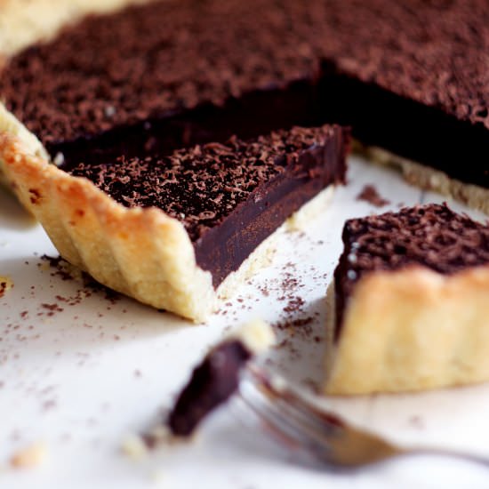 Chocolate Tart - Recipe photo by ievamarija