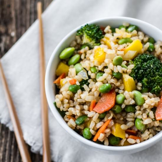 Vegetable Fried Rice - Recipe photo by edibleASH