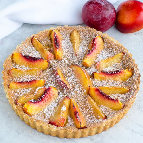 Brown Butter Nectarine & Plum Tart - Recipe photo by asweetmuddle