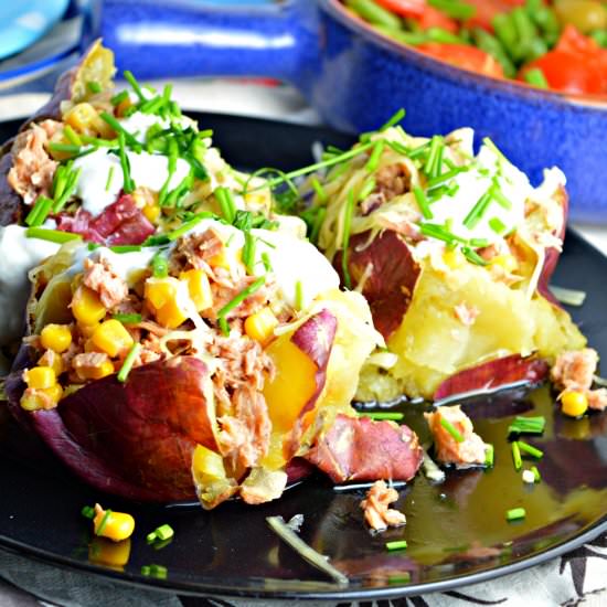 Sweet Jacket Potatoes - Recipe photo by Mummys FastandEasy