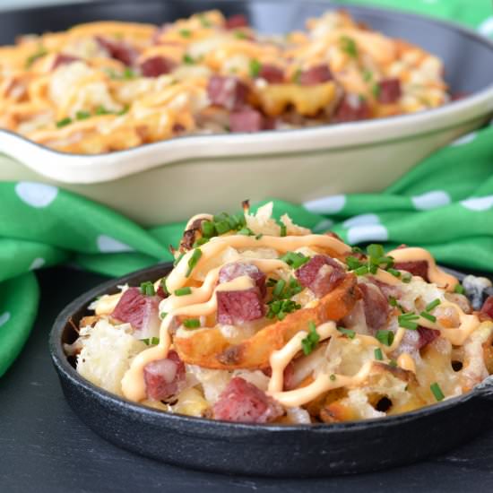 Reuben-Style Irish Nachos - Recipe photo by jessfuel