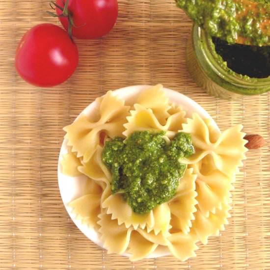 Arugula Pesto - Recipe photo by Luv My Veggie Table