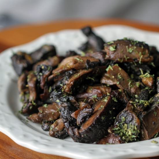 Garlic Roasted Portabello Mushrooms - Recipe photo by TheKitchenWhisperer