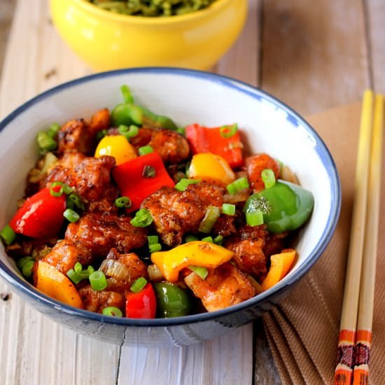 Mushroom Manchurian - Recipe photo by Thangalakshmi