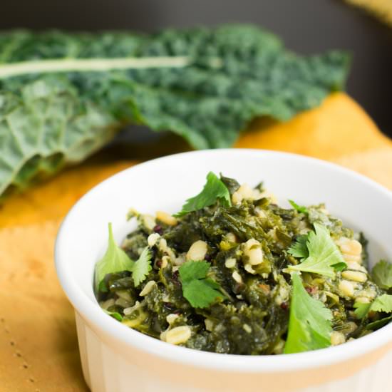Kale Moong Dal - Recipe photo by focusedonfit