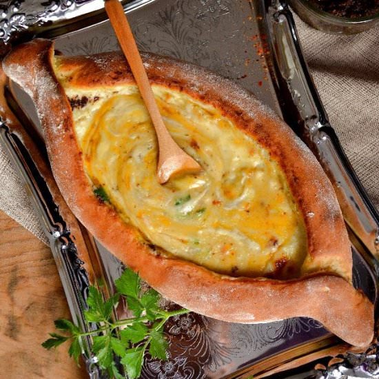 Ajarian Khachapuri - Recipe photo by Tdoneva