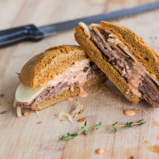 Reuben Sandwiches - Recipe photo by FreeRange Human