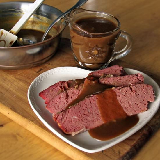 Guinness Crock Pot Corned Beef - Recipe photo by TheKitchenWhisperer