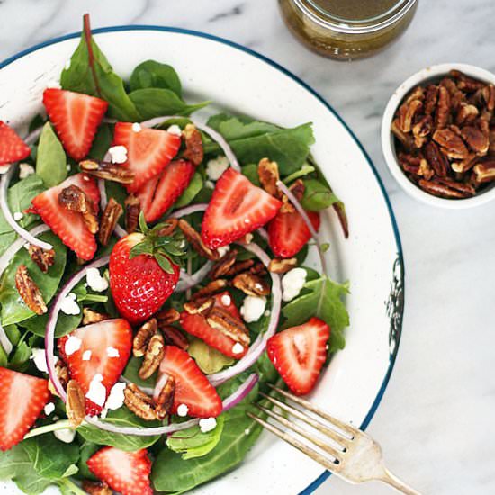 Strawberry Power Salad - Recipe photo by adoring-kitchen
