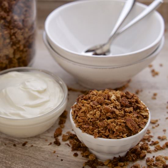 Spring Training Granola - Recipe photo by From the Athletes Kitchen