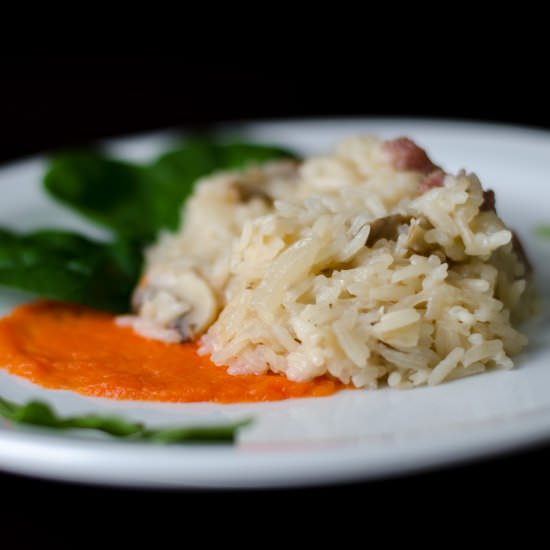 Smoked Turkey Risotto - Recipe photo by tarajung