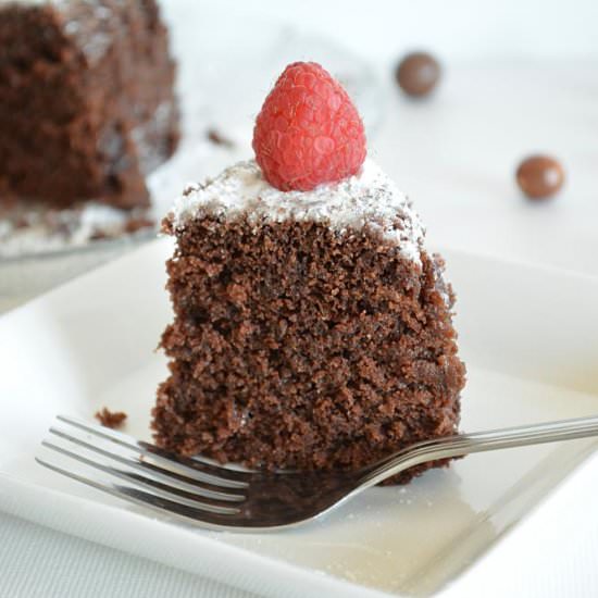 7 minute Eggless Chocolate Cake - Recipe photo by ruchiskitchen