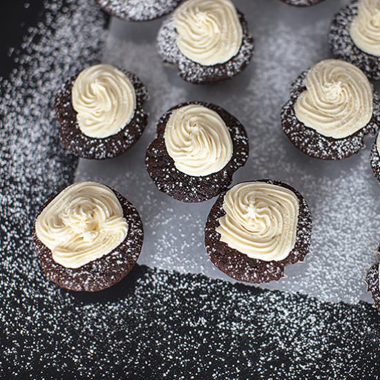 Beer Chocolate Cupcakes - Recipe photo by bitebymichelle