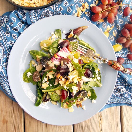 Chicken, Grapes and Almonds Salad - Recipe photo by havocinthekitchen