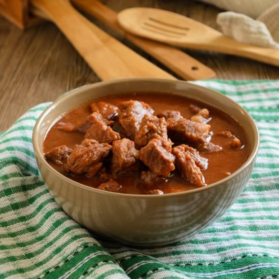 Red Beef Curry - Recipe photo by onechoppingboard