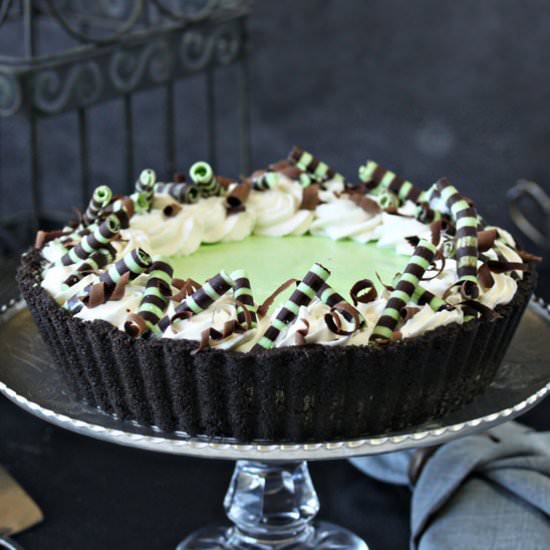 Fresh Mint Grasshopper Pie - Recipe photo by ELaBau